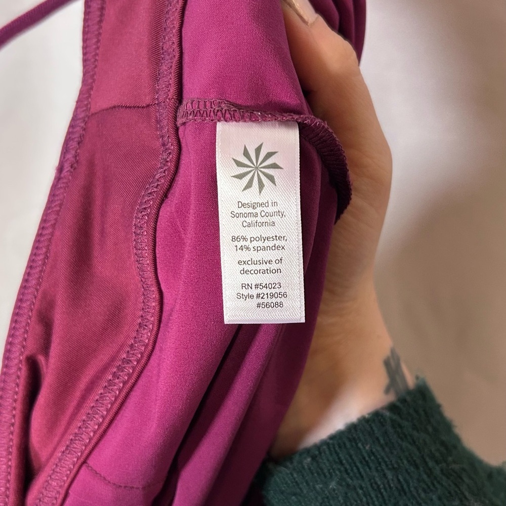 Athleta Magenta Athletic Skirt with Pocket - Picture 5 of 6